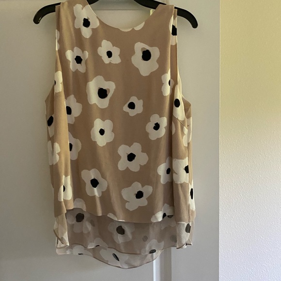 kate spade Beige Floral Blouse - Picture 4 of 4